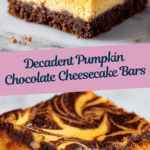 Pumpkin Chocolate Cheesecake Bars Recipe