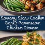Slow Cooker Parmesan Garlic Chicken and Potatoes Recipe