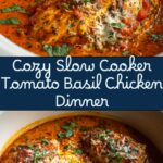 Slow Cooker Creamy Tomato Basil Chicken Recipe