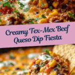 Tex-Mex Beef Queso Dip Recipe