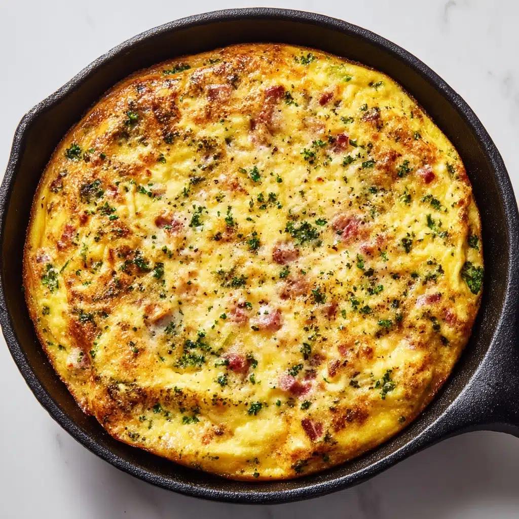 Crustless Cottage Cheese & Spinach Quiche Recipe - Recipe Image
