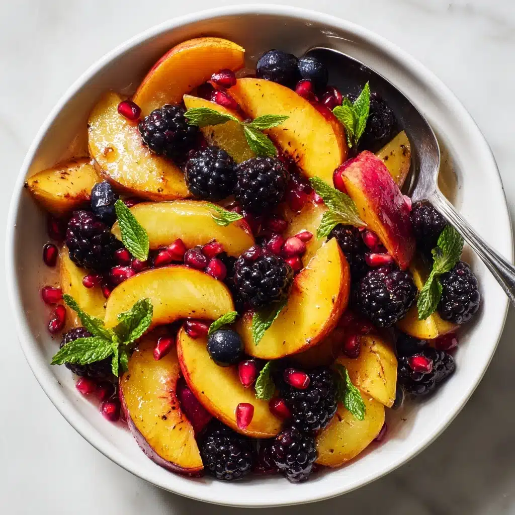 Summer Peach Fruit Salad Recipe - Recipe Image