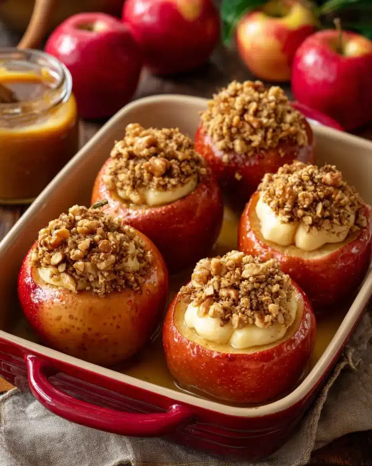 Cheesecake Stuffed Apples Recipe