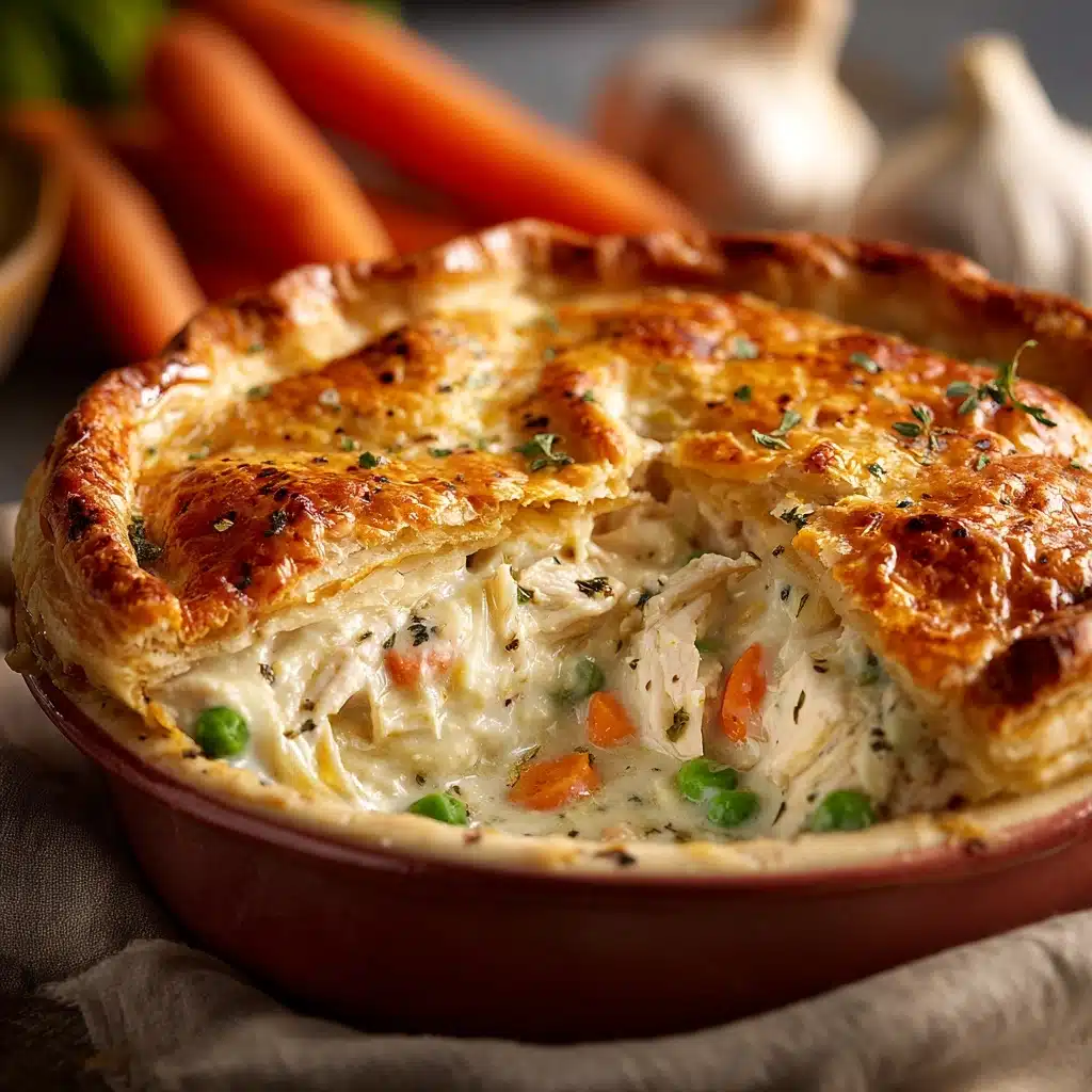 The BEST Creamy Chicken Pot Pie Recipe - Recipe Image