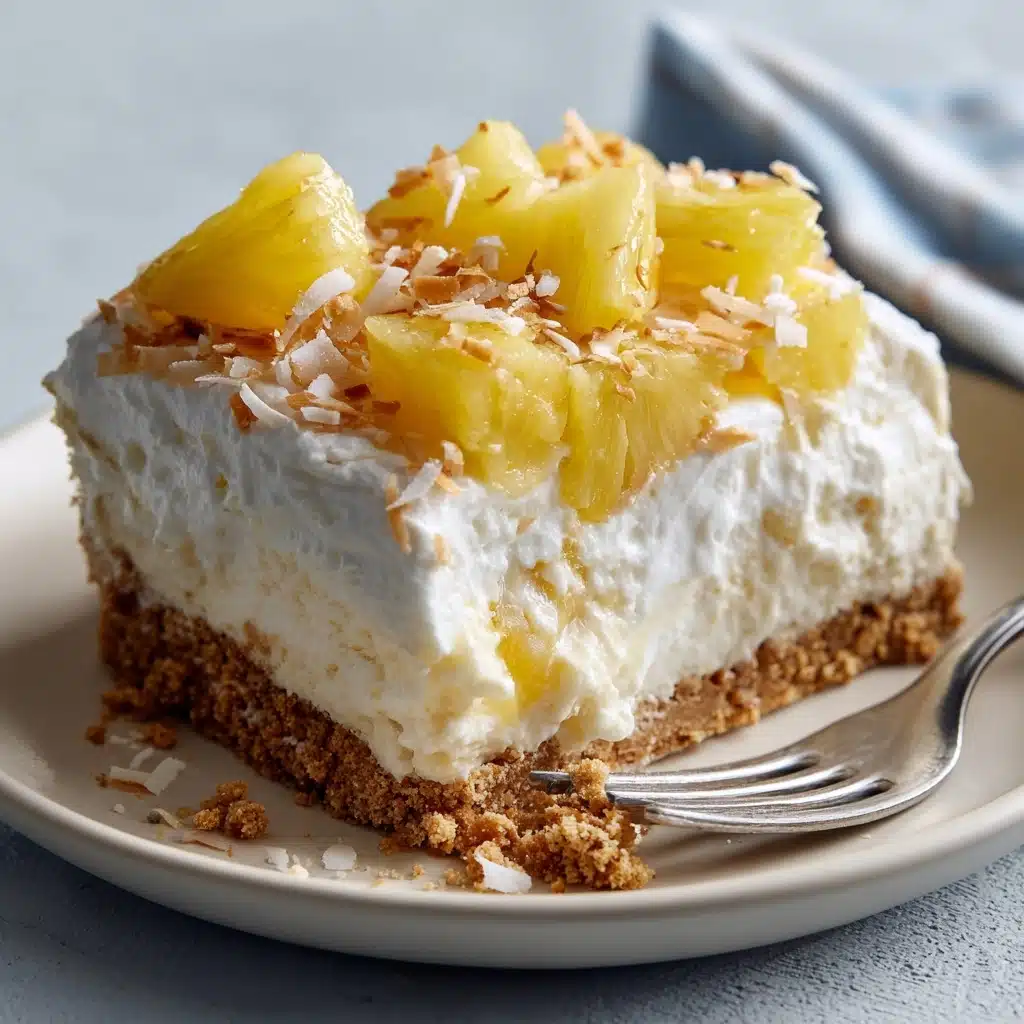 No-Bake Pineapple Cream Dessert Recipe - Recipe Image