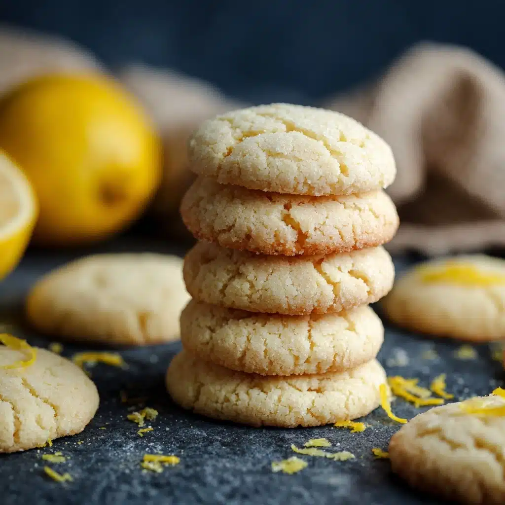 Lemon Cornmeal Cookies Recipe - Recipe Image