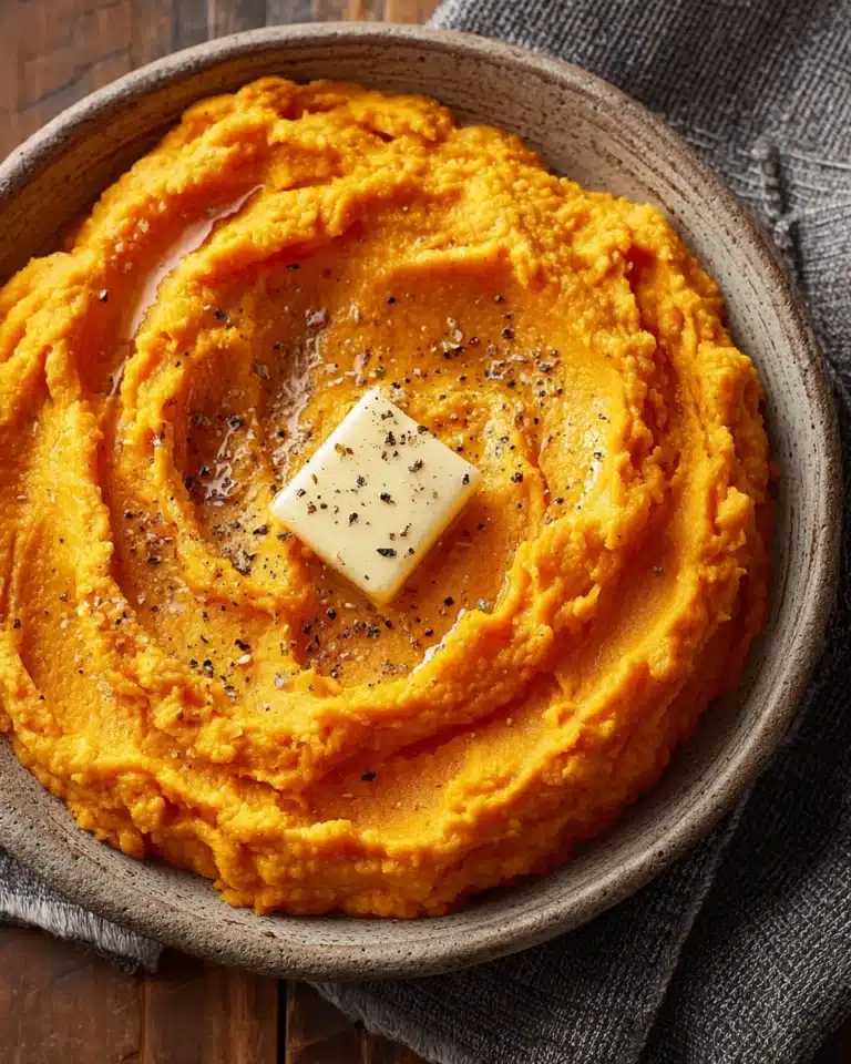 Honey Butter Mashed Sweet Potatoes Recipe