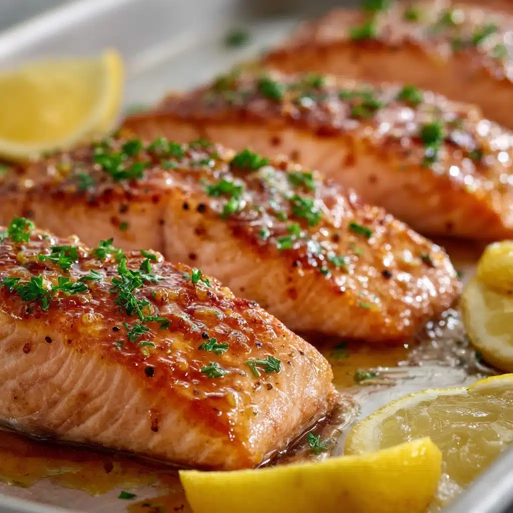 Maple Dijon Baked Salmon Recipe - Recipe Image