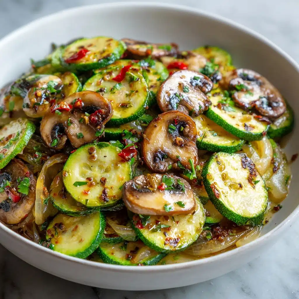 Sauteed Zucchini Mushrooms And Onions Recipe - Recipe Image