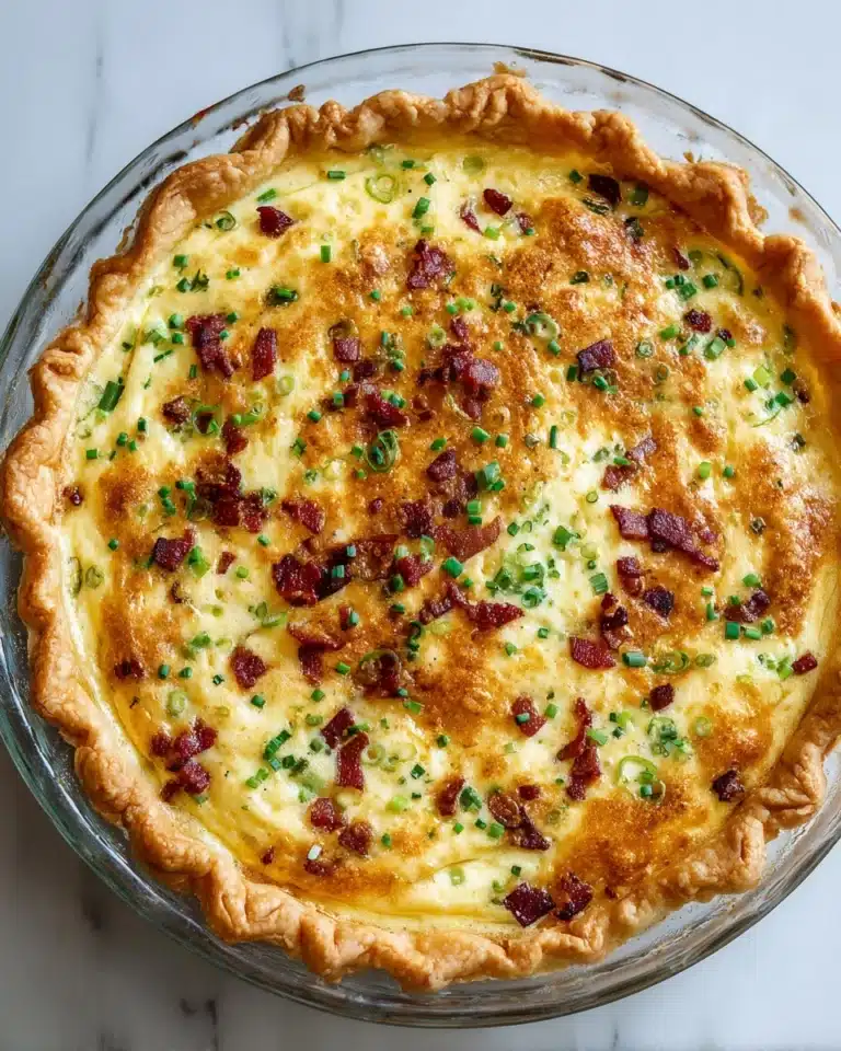 Crustless Quiche with Cottage Cheese Recipe