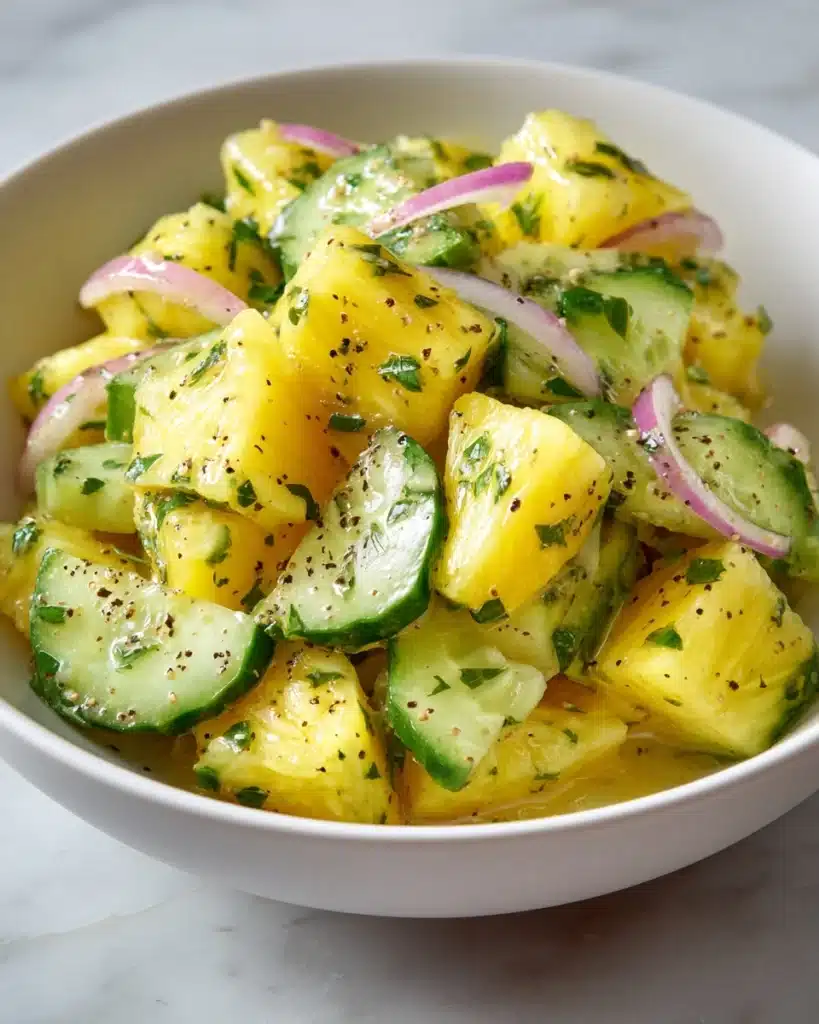 Pineapple Cucumber Salad Recipe is a refreshing delight Recipe