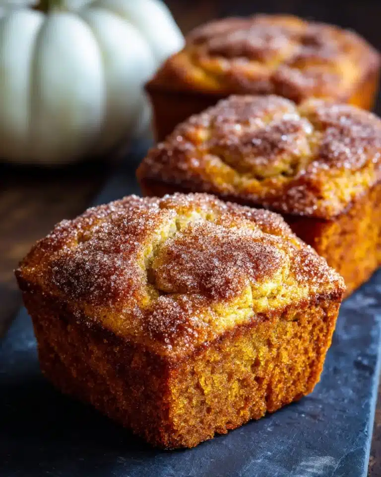 Cinnamon Swirl Pumpkin Bread Mini Loaves Recipe