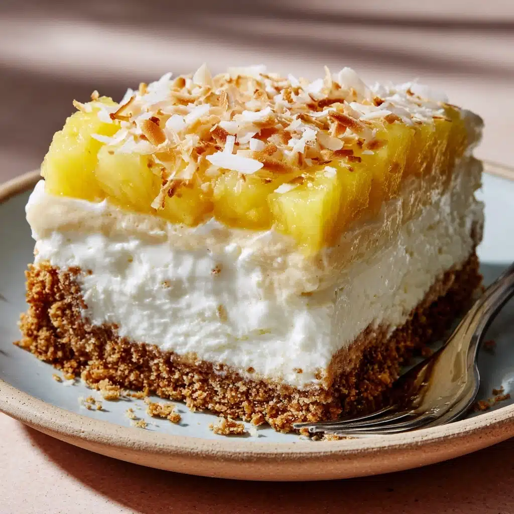 No-Bake Pineapple Cream Dessert Recipe - Recipe Image