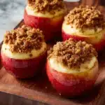 Cheesecake Stuffed Baked Apples Recipe