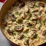 Easy Mushroom Stroganoff Recipe