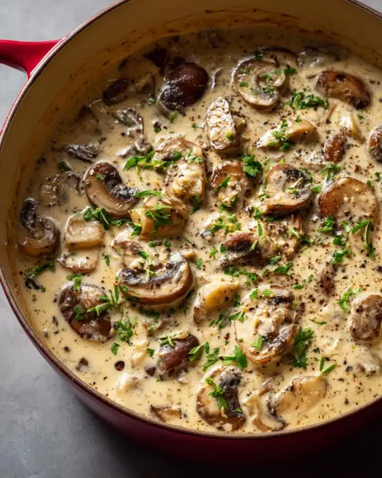 Easy Mushroom Stroganoff Recipe