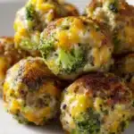 Baked Broccoli Cheese Balls Recipe