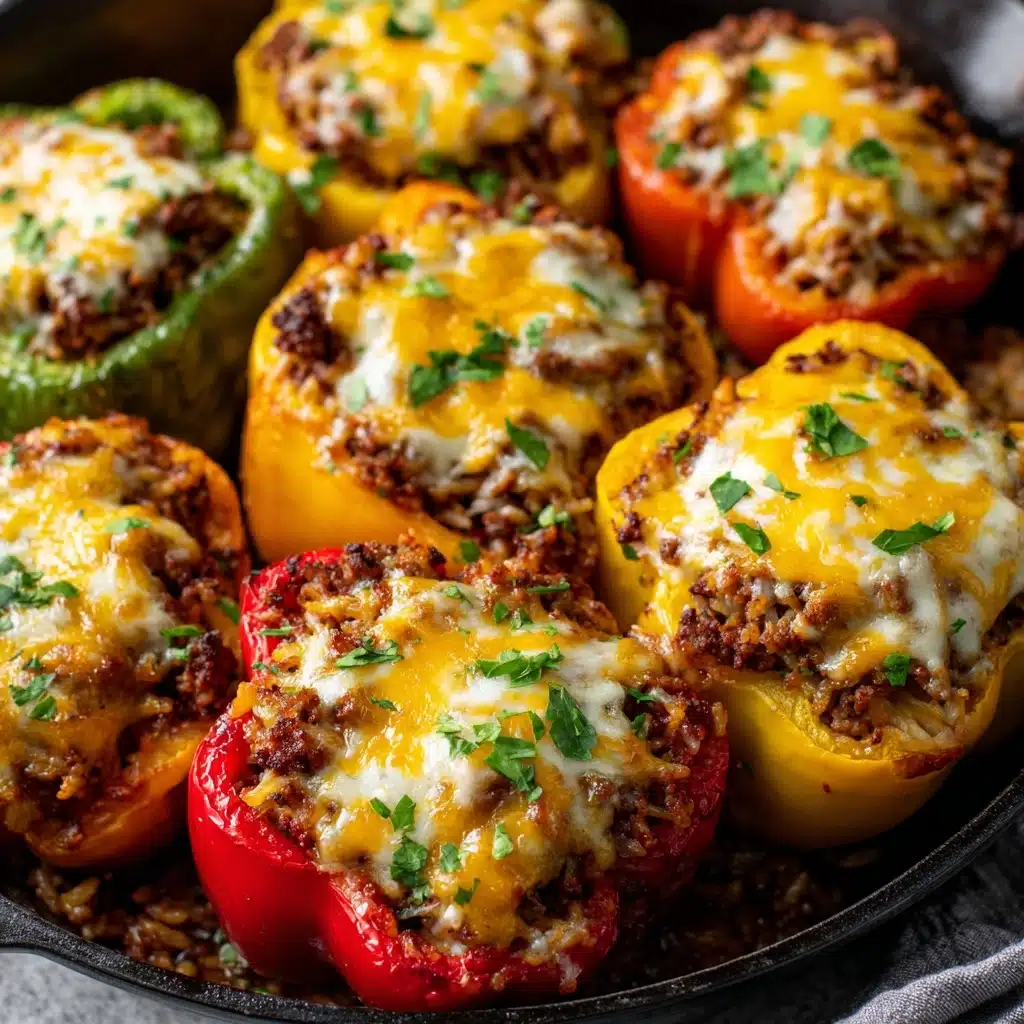 Easy Stuffed Bell Peppers Recipe 4 Easy Stuffed Bell Peppers Recipe - Recipe Image