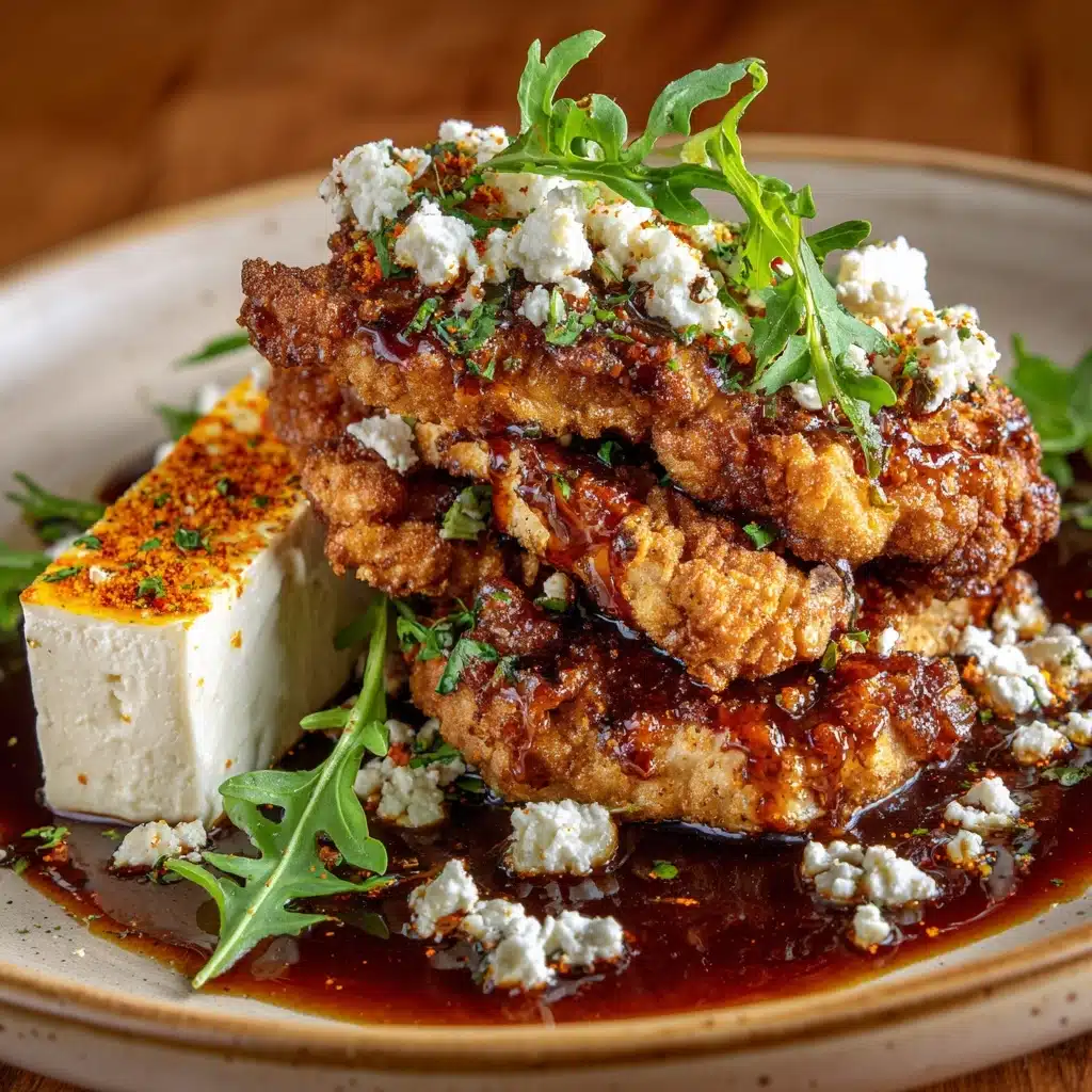 Crispy Hot Honey Feta Chicken Recipe - Recipe Image
