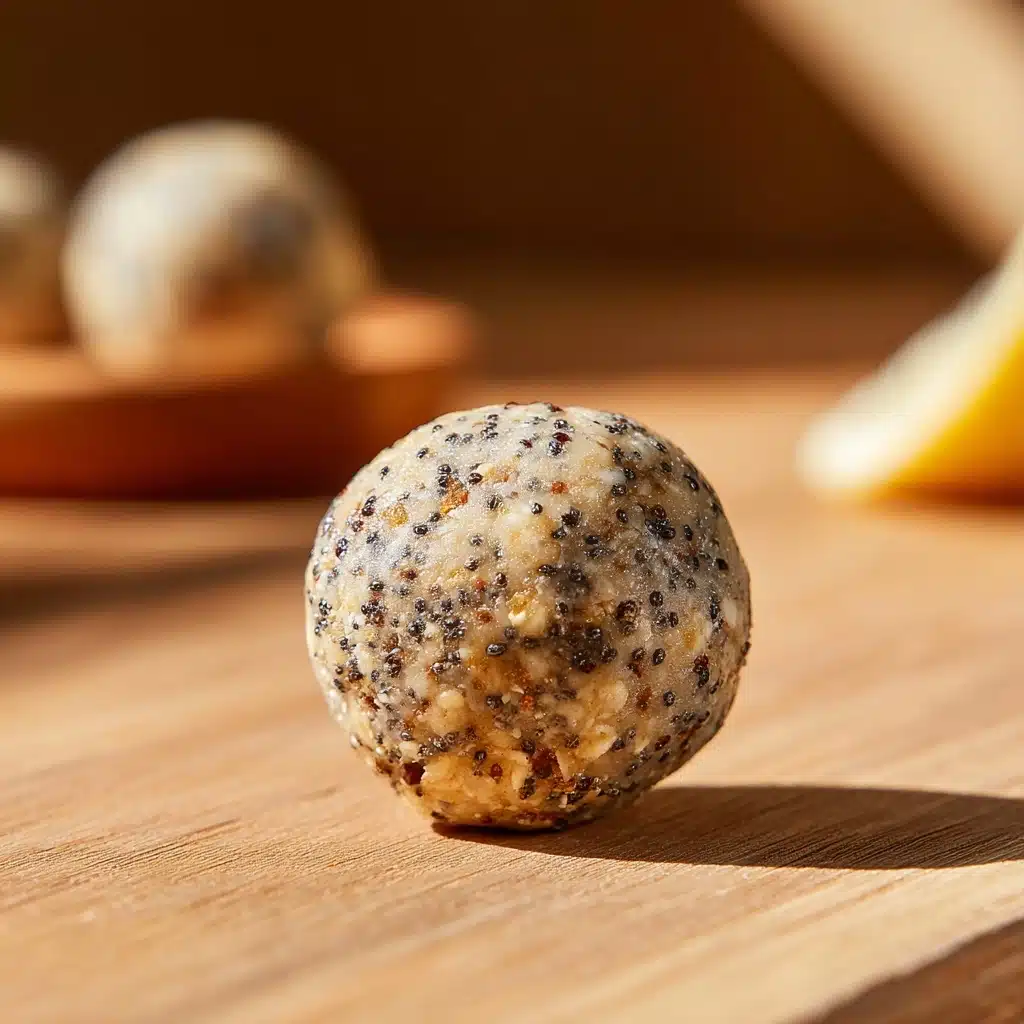 No-Bake Lemon Poppyseed Protein Balls Recipe 4 No-Bake Lemon Poppyseed Protein Balls Recipe - Recipe Image