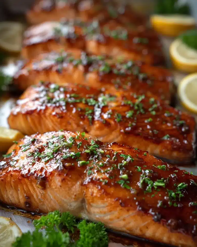 Maple Dijon Baked Salmon Recipe