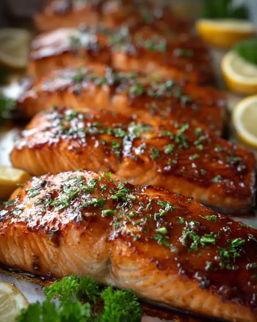 Maple Dijon Baked Salmon Recipe
