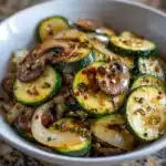 Sauteed Zucchini Mushrooms And Onions Recipe