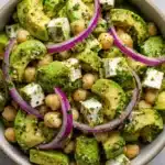 Chickpea Feta Avocado Salad Recipe