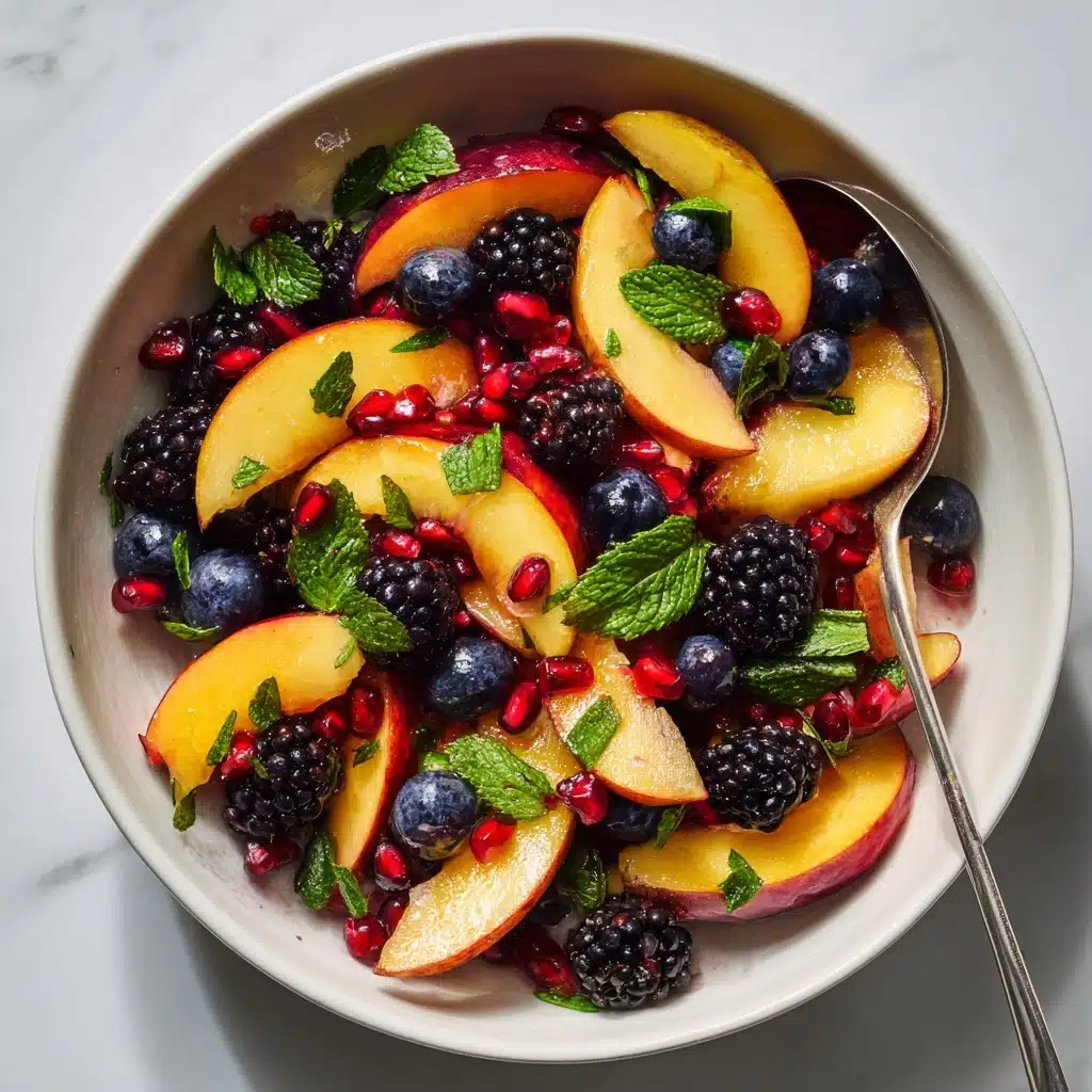 Summer Peach Fruit Salad Recipe - Recipe Image