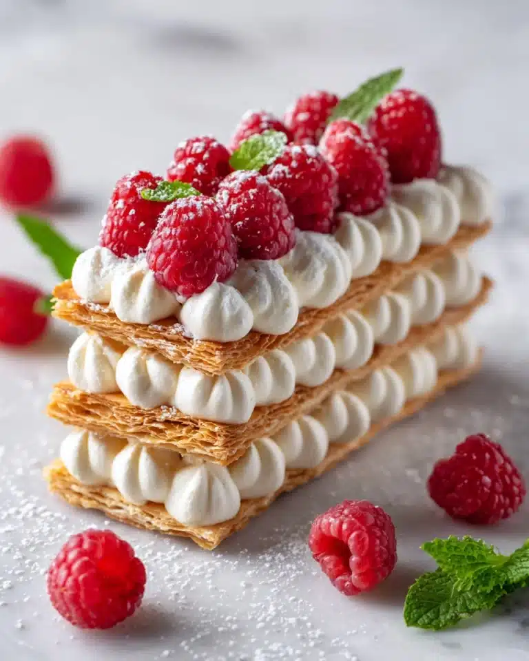 Raspberry Mille-Feuille Cookies Recipe