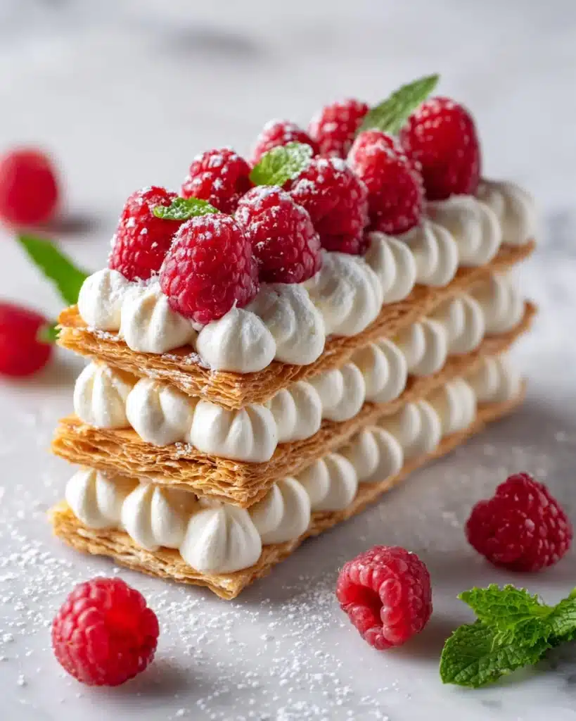 Raspberry Mille-Feuille Cookies Recipe