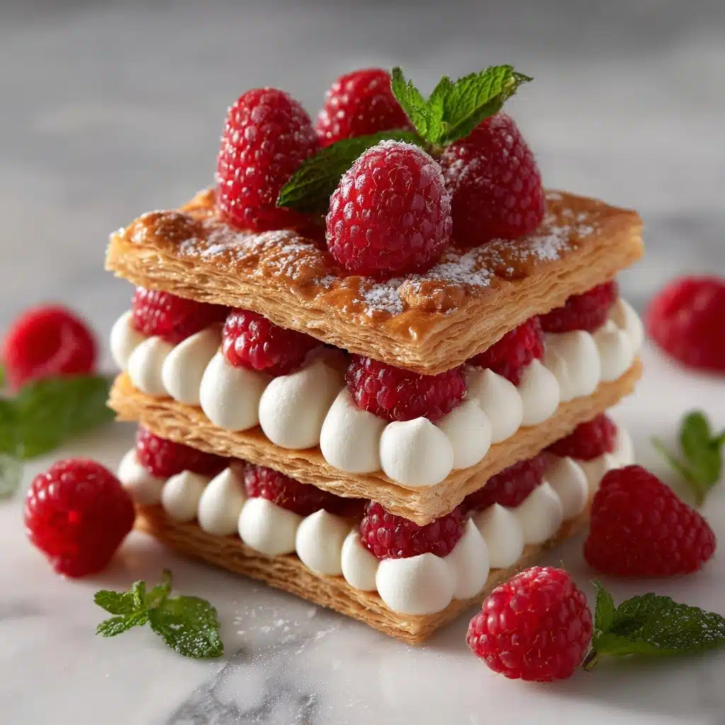 Raspberry Mille-Feuille Cookies Recipe - Recipe Image