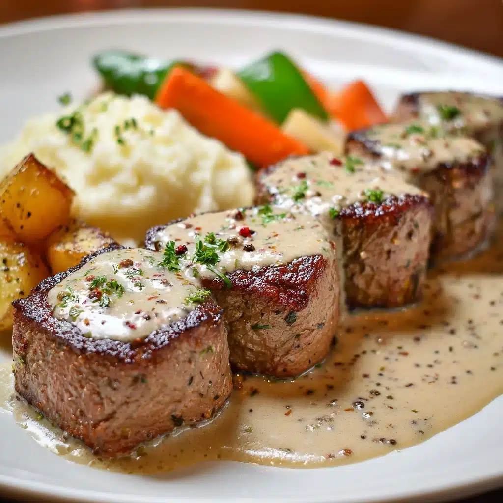 Garlic Butter Steak Bites with a Rich Parmesan Cream Sauce Recipe 5 Garlic Butter Steak Bites with a Rich Parmesan Cream Sauce Recipe - Recipe Image