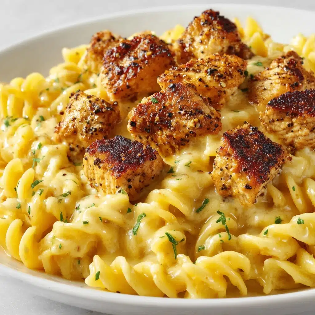 Cheesy Cajun Garlic Chicken Rotini Skillet Recipe 4 Cheesy Cajun Garlic Chicken Rotini Skillet Recipe - Recipe Image