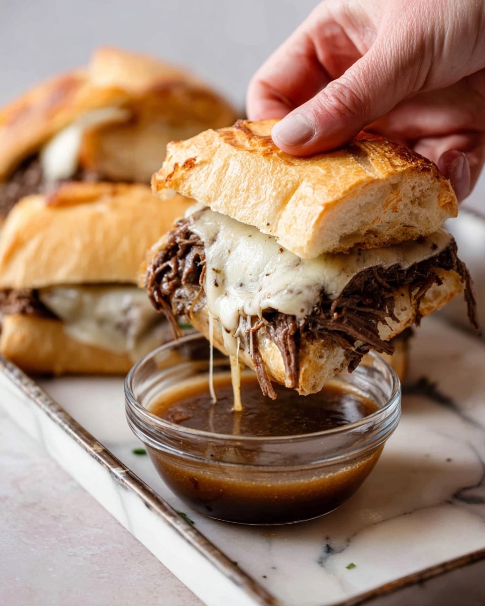 Slow Cooker French Dip Sandwiches Recipe