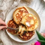 Fluffy Sourdough Banana Pancakes Recipe
