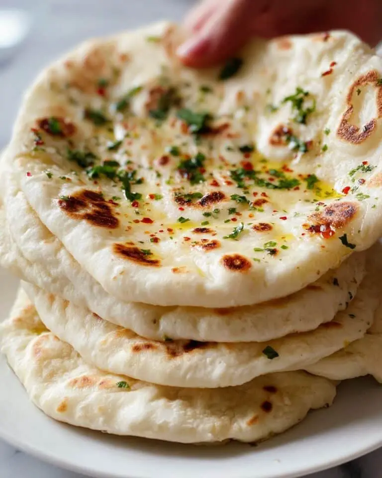No-Oven Turkish Bread with 3 Ingredients (Bazlama) Recipe