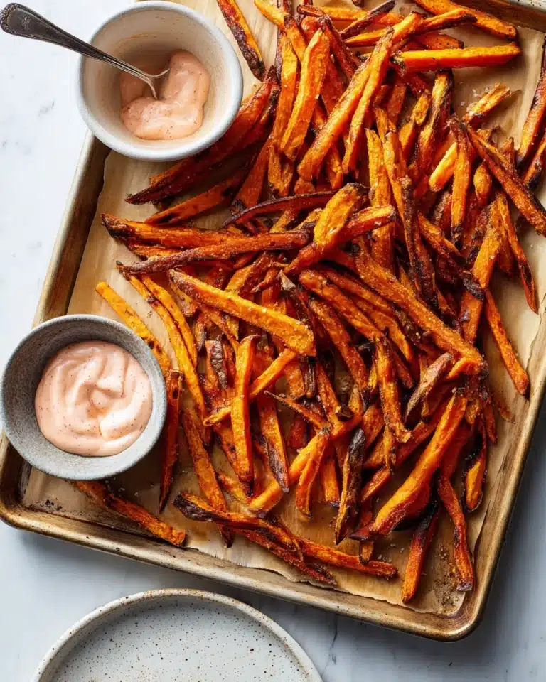 Oven Baked Sweet Potato Fries Recipe