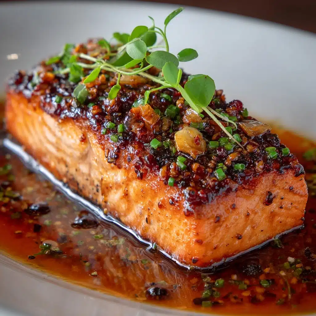 Salmon with Brown Sugar Garlic Glaze Recipe 4 Salmon with Brown Sugar Garlic Glaze Recipe - Recipe Image