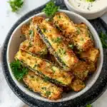 Crispy Healthy Air Fryer Zucchini Fries Recipe