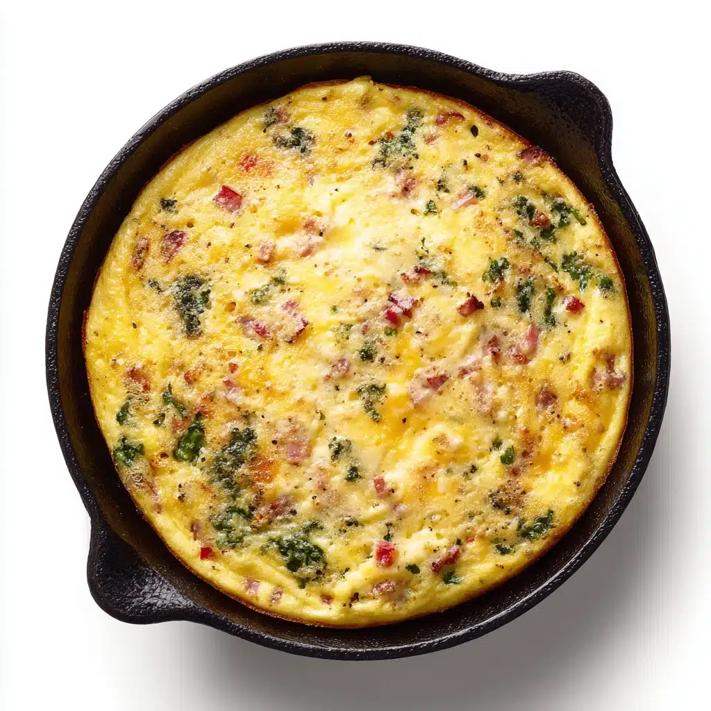 Crustless Cottage Cheese & Spinach Quiche Recipe - Recipe Image