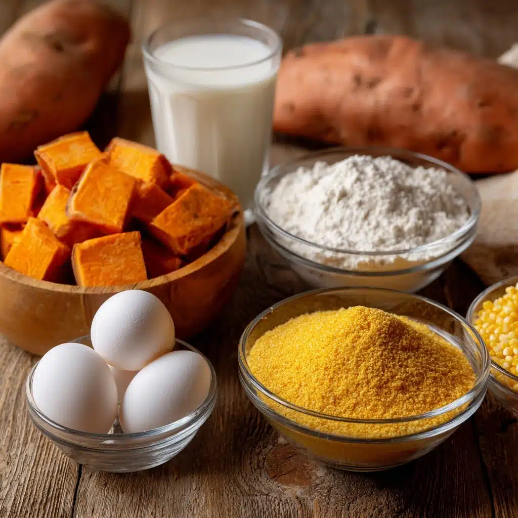 Sweet Potato Cornbread – Moist, Flavorful, and Perfect for Any Occasion! 5 Sweet Potato Cornbread – Moist, Flavorful, and Perfect for Any Occasion! - Recipe Image