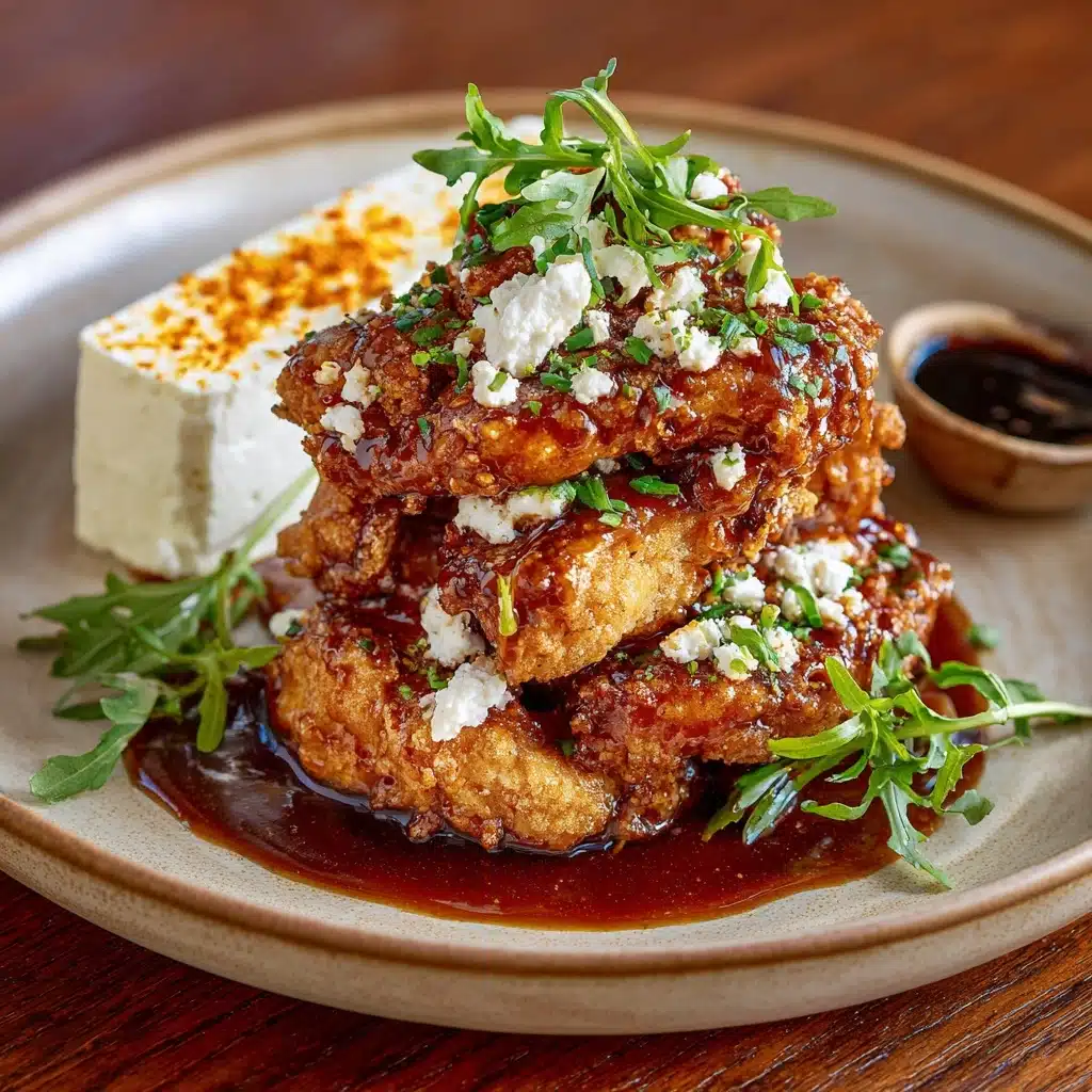 Crispy Hot Honey Feta Chicken Recipe - Recipe Image