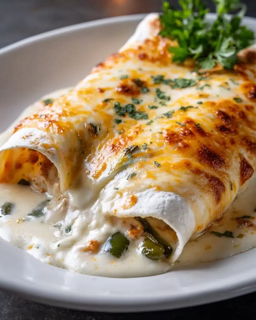 White Chicken Enchiladas Recipe