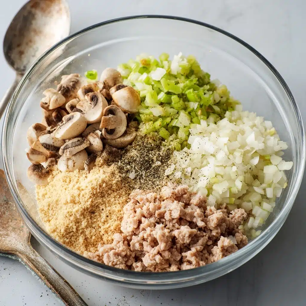 Turkey and Stuffing Meatballs Recipe 5 Turkey and Stuffing Meatballs Recipe - Recipe Image