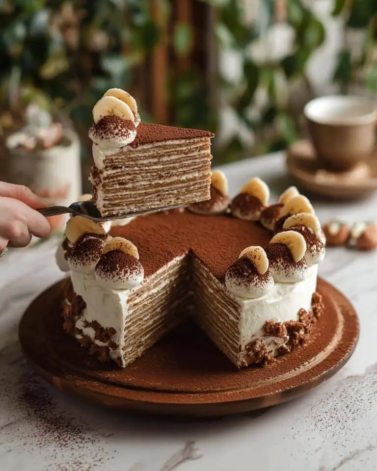 Tiramisu Crepe Cake Recipe