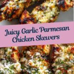 Garlic Parmesan Chicken Skewers Recipe