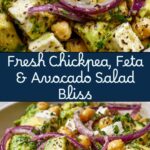 Chickpea Feta Avocado Salad Recipe