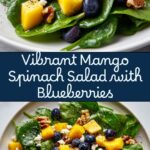 Mango Salad with Spinach and Blueberries Recipe