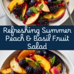Summer Peach Fruit Salad Recipe